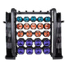 Jordan 30 X Ignite Pump X Urethane Studio Barbell Sets en Black Rack - Color Coded