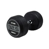 JORDAN 32.5kg Rubber Dumbbells (Pair) - Grey