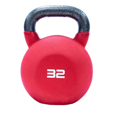 JORDAN 32kg Red Neoprene Covered Kettlebell