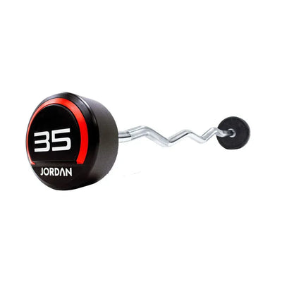 JORDAN 35kg Curl Urethane Barbell