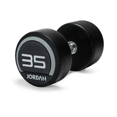 JORDAN 35kg Urethane Dumbbells (pair) - Grey