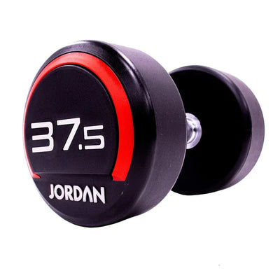 JORDAN 37.5kg Urethane Dumbbells (pair) - Red