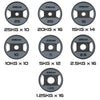 Jordan 400kg Urethane Dual Grip Olympische plaat set