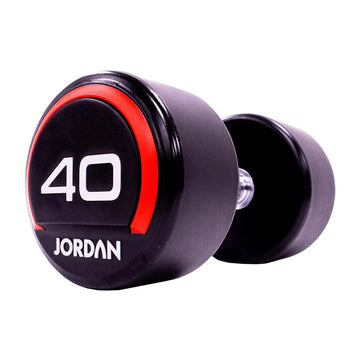 Jordan 40kg Urethane Dumbbells (coppia) - rosso