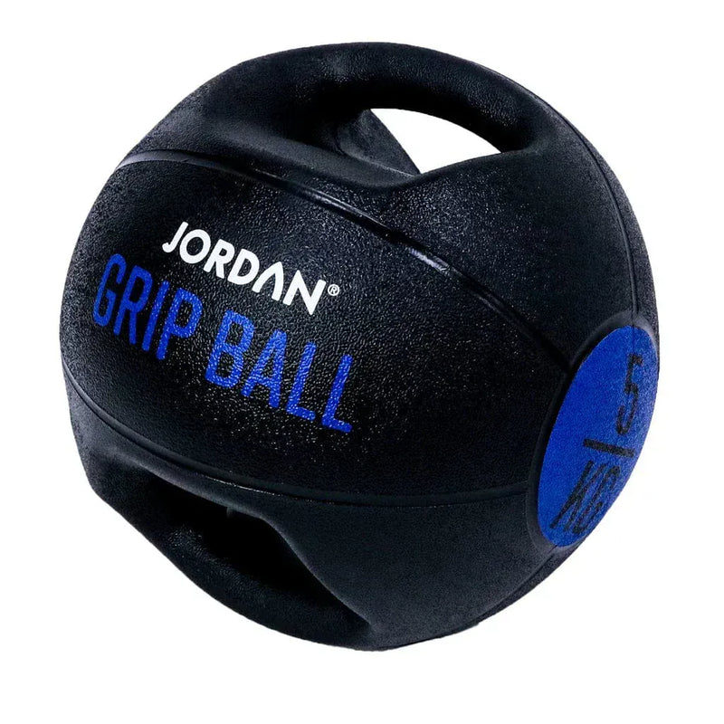 Jordan 5kg Double Grip Medicine Ball - Blue