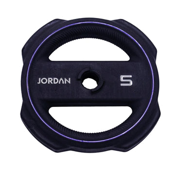 JORDAN 5kg Ignite Pump X Rubber Studio Barbell plate