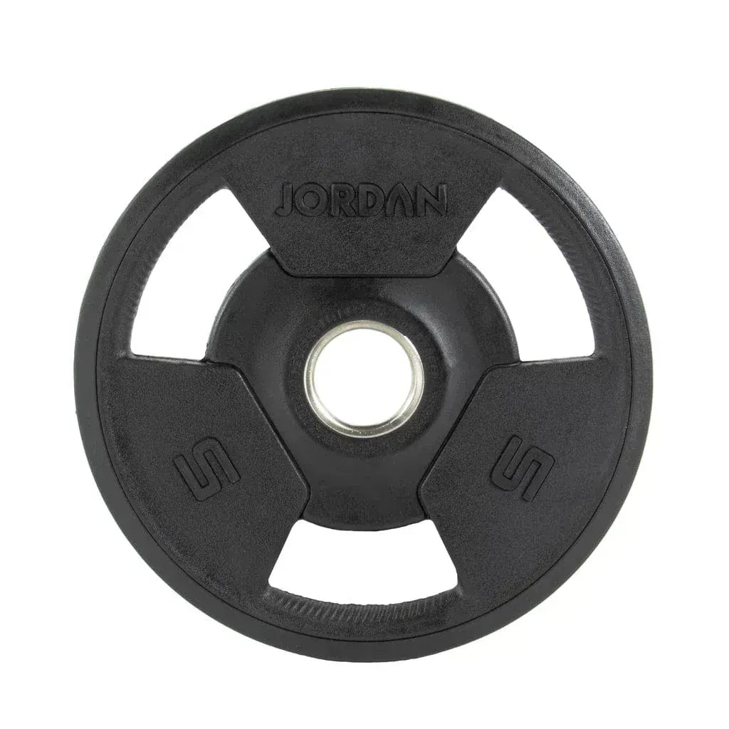 Jordan Plate Insert JORDAN 5kg Rubber Tri Grip Olympic Plate - Welzo