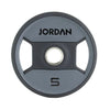 Jordan 5kg Urethane Dual Grip Olympische plaat
