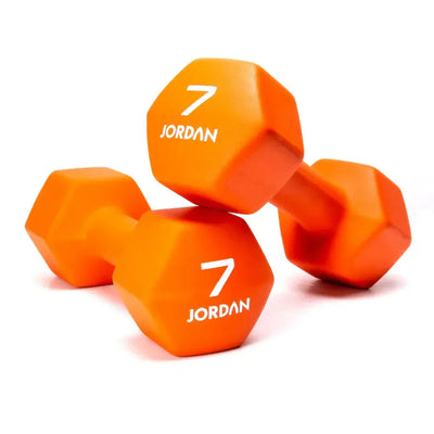 JORDAN 7kg Neoprene Studio Dumbbells