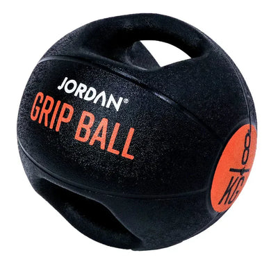 JORDAN 8Kg Double grip medicine ball - Orange