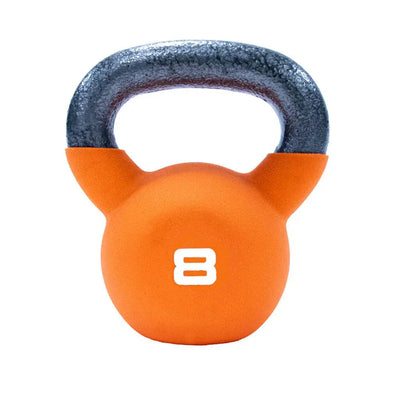 JORDAN 8kg  Orange Neoprene Covered Kettlebell