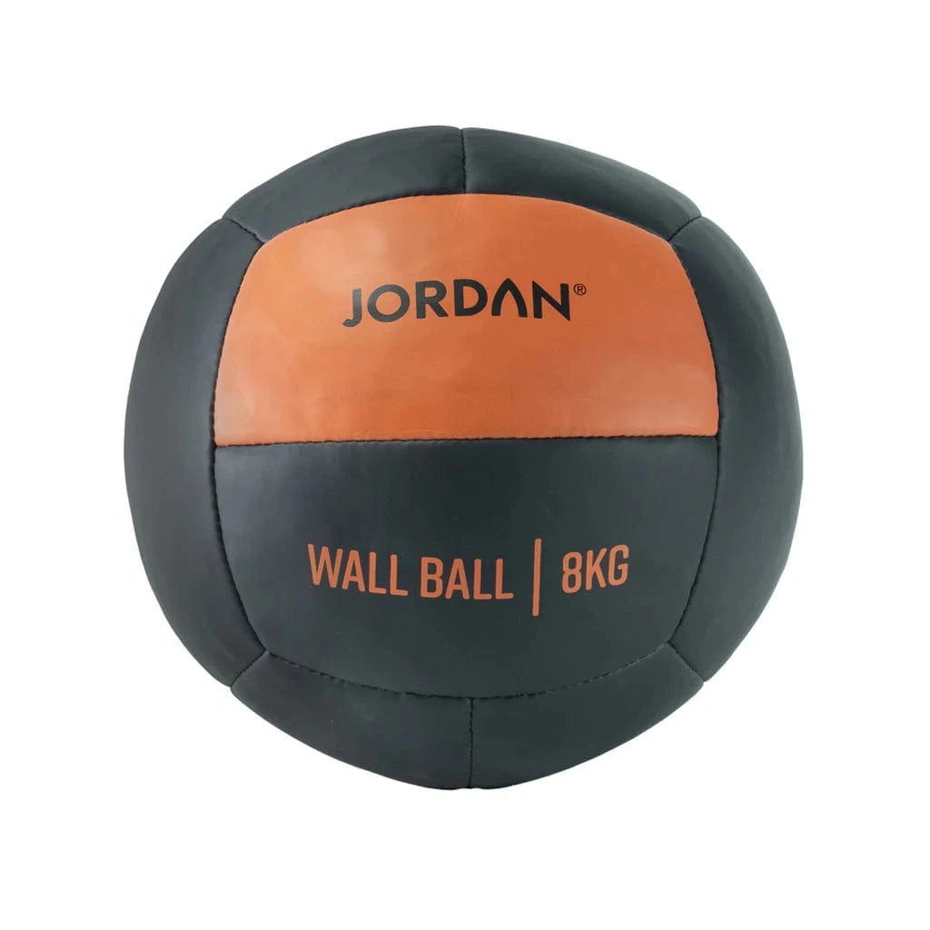 JORDAN 8kg Wall Ball - Oversize Medicine Ball (Orange)