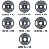 Jordan Custom 1000kg Urethane Dual Grip Olympische plaat set