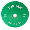 Jordan HG gekleurde rubberen bumperplaat 10 kg - groen