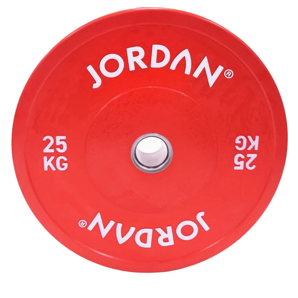 Jordan Hg farbiger Gummi -Stoßstangeplatte 25 kg - rot