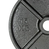 Jordan 15 kg Plaque de poids olympique profond de 15 kg