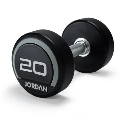 JORDAN 20kg Urethane Dumbbells (pair) - Grey