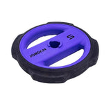 Jordan 5kg Ignite Urethane Pump x Studio Barbell Plate - Purple/Black