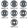 Jordan Custom 200kg Urethane Dual Grip Olympische plaat set