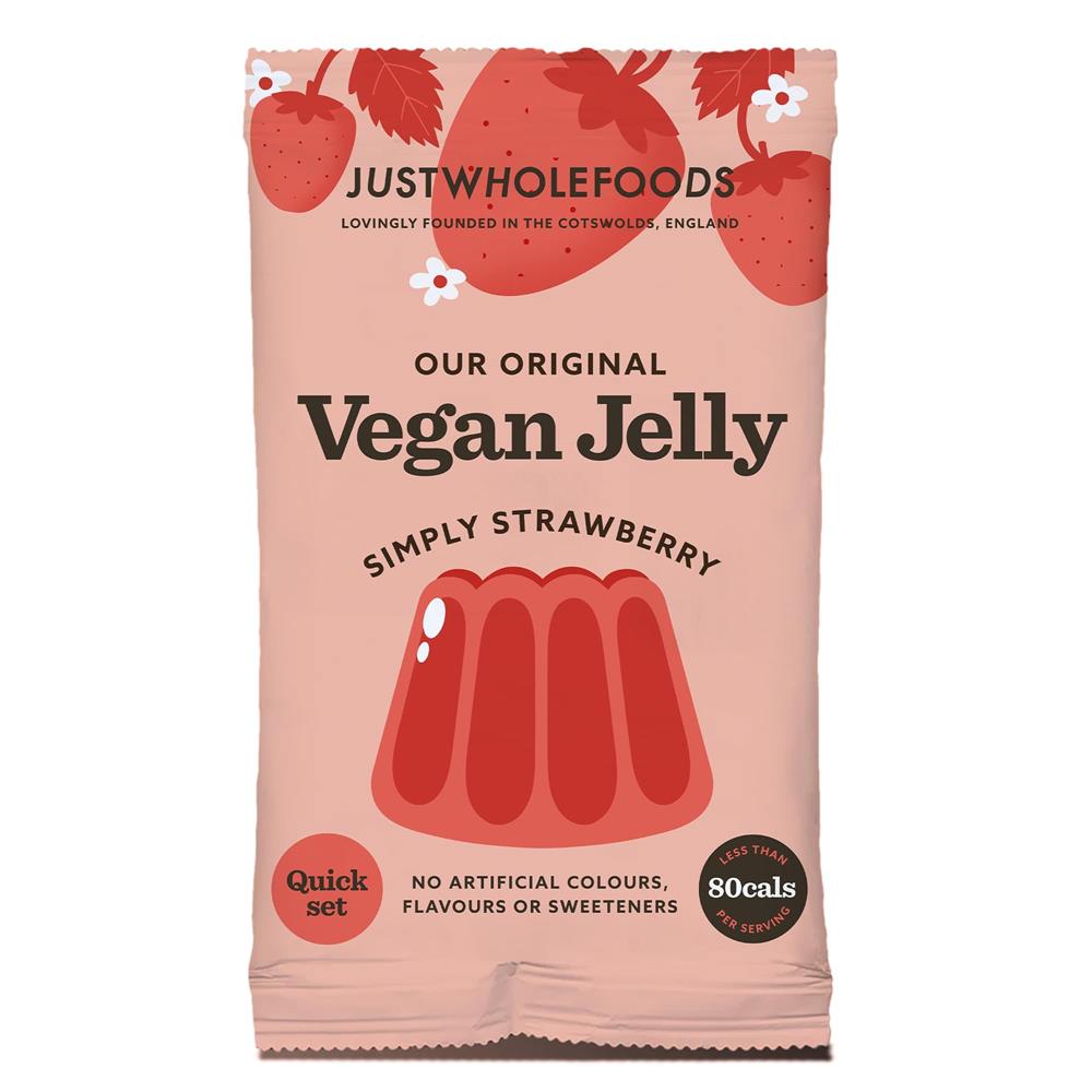 Vegan Strawberry Jelly - 85g, Just Wholefoods