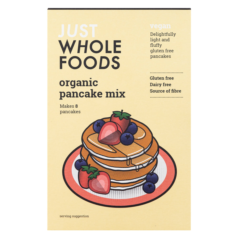 Organic & Vegan Pancake Mix, Just Wholefoods