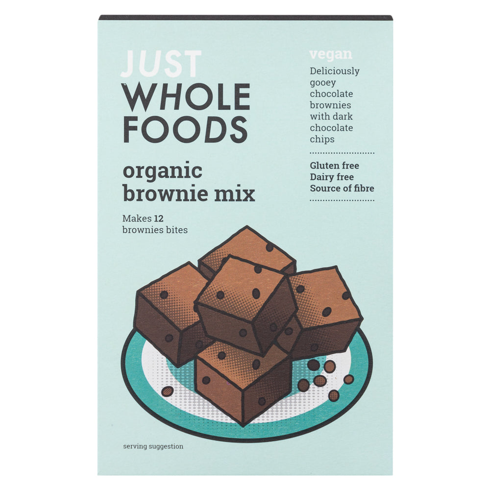 Organic & Vegan Brownie Mix, Just Wholefoods