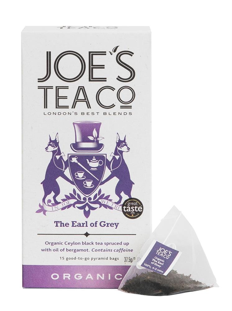 The Earl of Grey - 15 biodegradable bags, Joes Tea Company