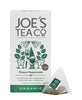 Proper Peppermint - 15 biodegradable pyramid bags, Joes Tea Company