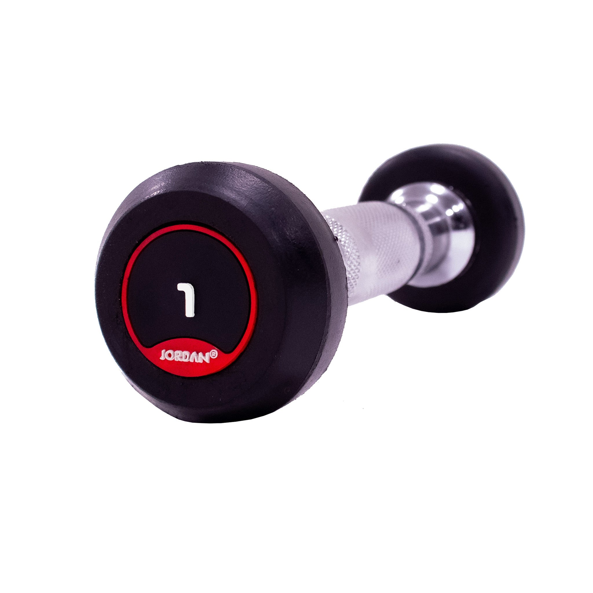 JORDAN 2kg Rubber Dumbbells (Pair) - Red - Welzo