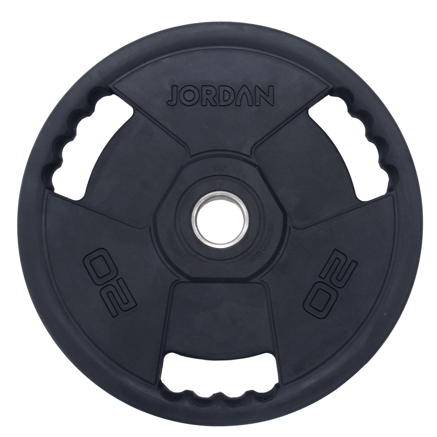  JORDAN 140kg Classic Rubber Olympic Plate and Bar Set - Welzo