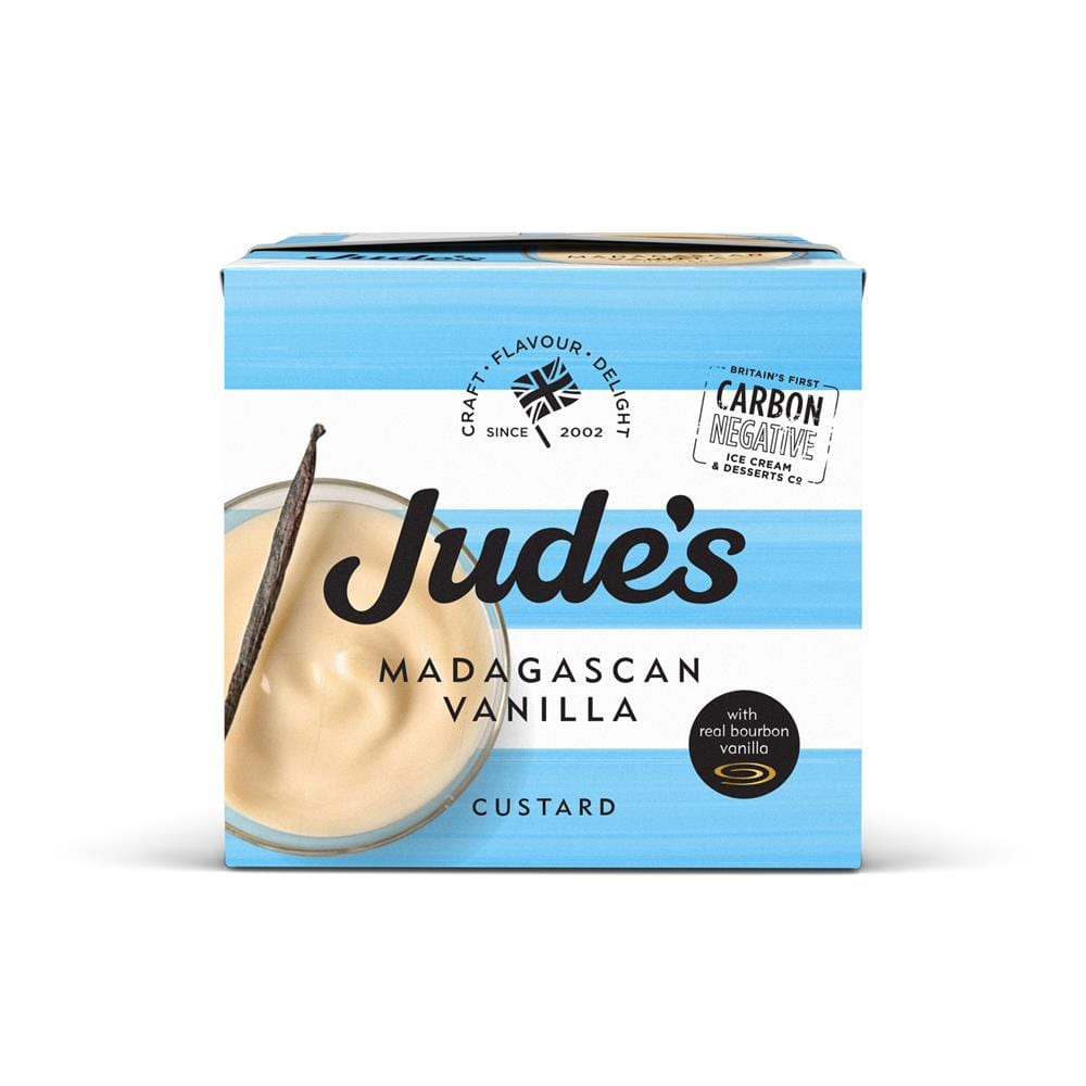 Madagascan Vanilla Custard 500g, Judes Ice Cream