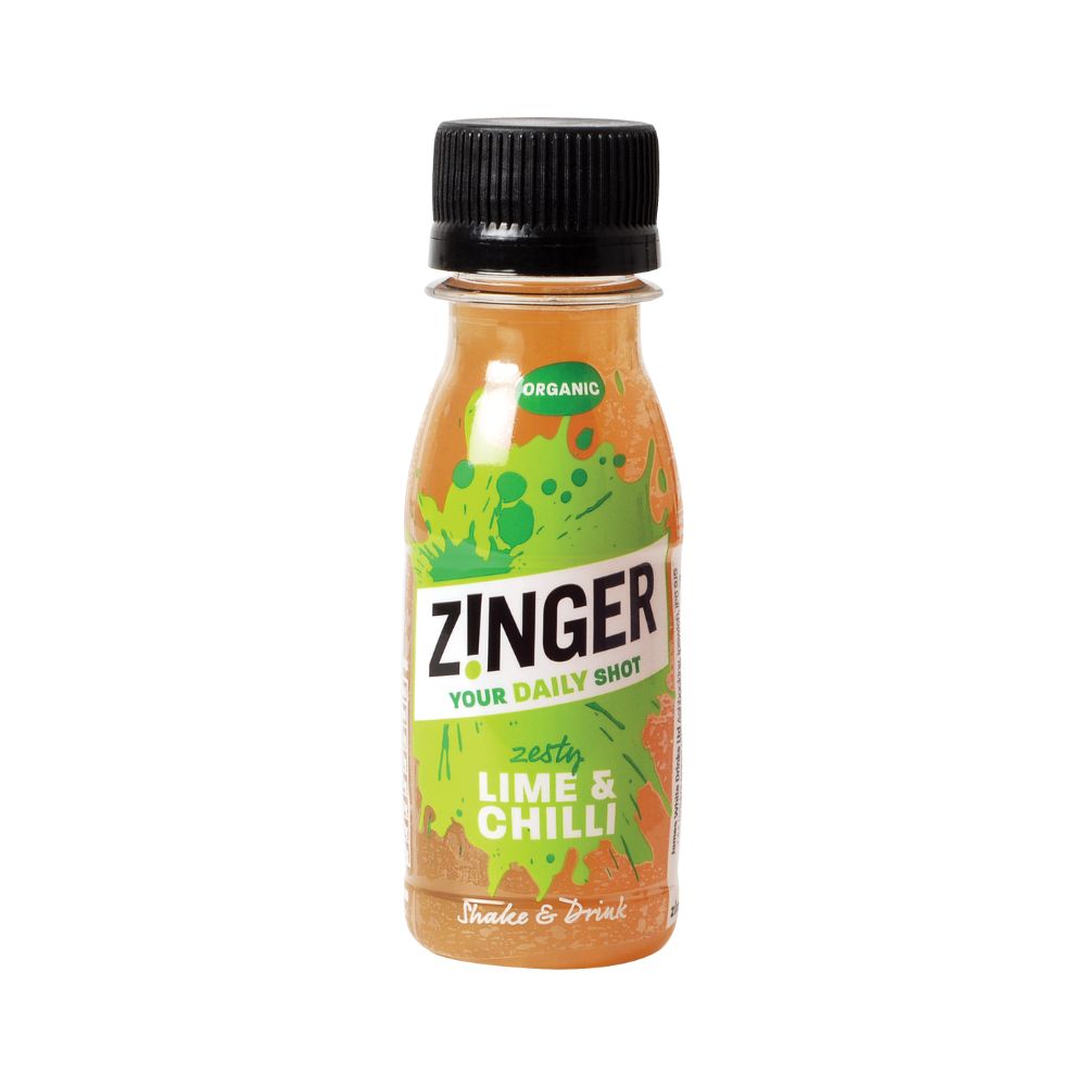 Zinger Organic Lime & Chilli Shot 70ml, James White