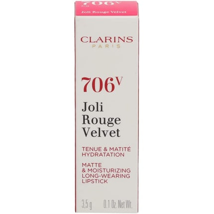 Clarins Joli Rouge Velvet Lipstick 706V Red