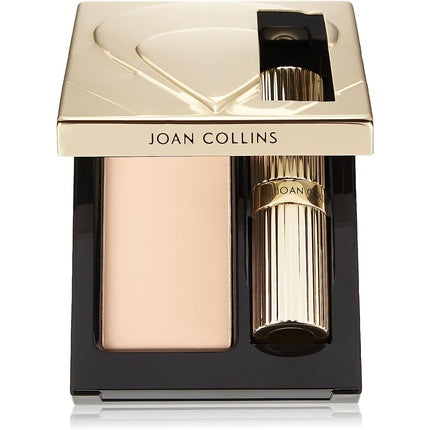 Joan Collins Timeless Beauty Compact Duo Lipstick and Powder Crystal