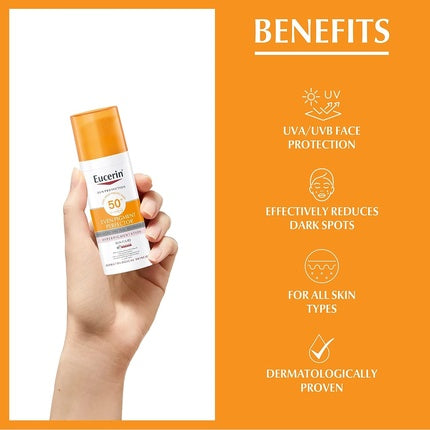 Fluido di controllo del pigmento solare eucerin SPF50+ 50ml