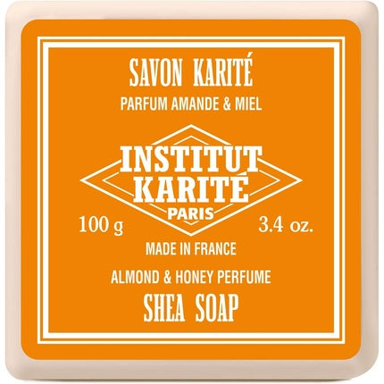 Institut Karite Paris Almond and Honey Shea Soap 100g White