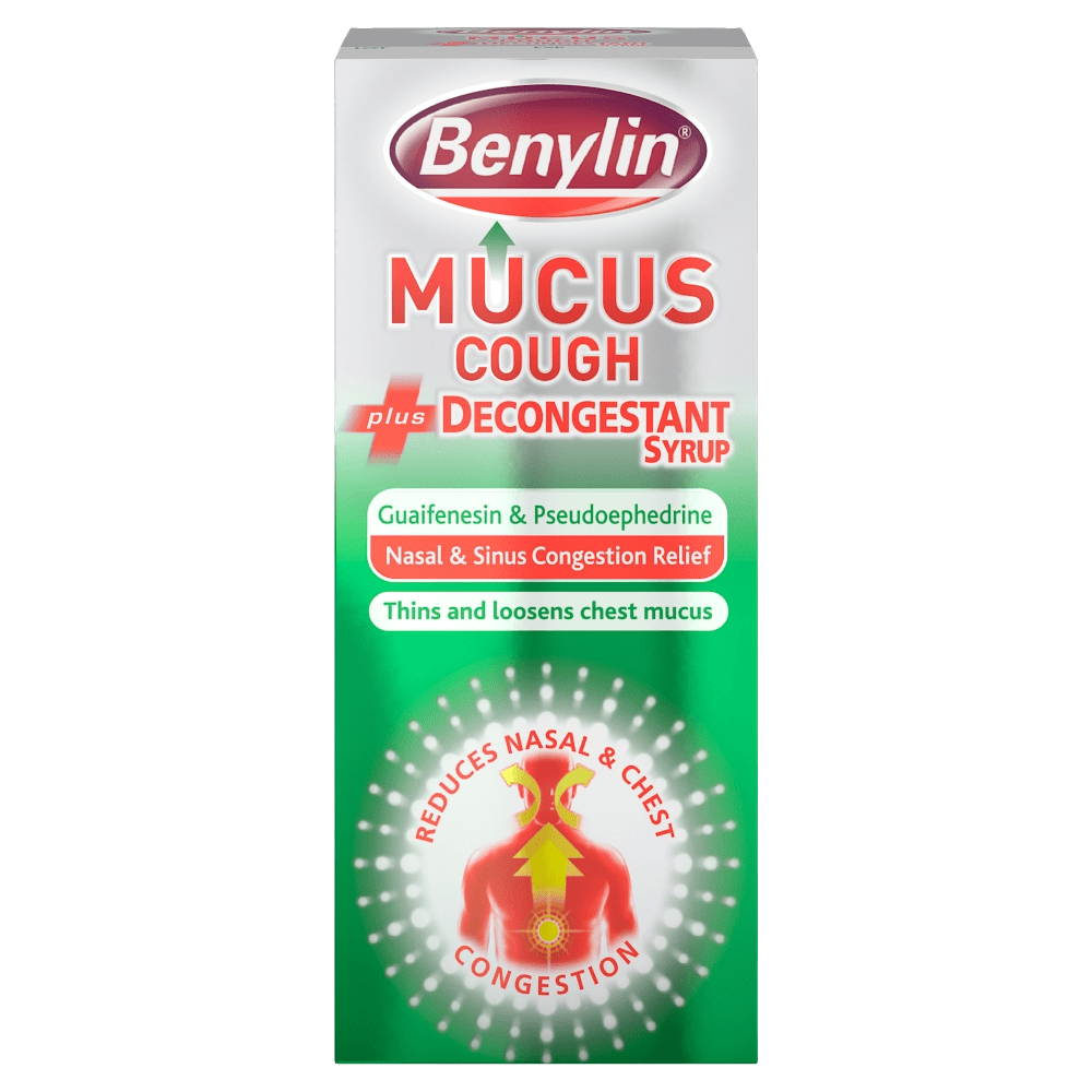 Benylin Mucus Cough Plus Decongestant Syrup 100ml - welzo