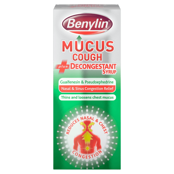 Benylin Mucus Cough Plus Decongestant Syrup 100ml - welzo