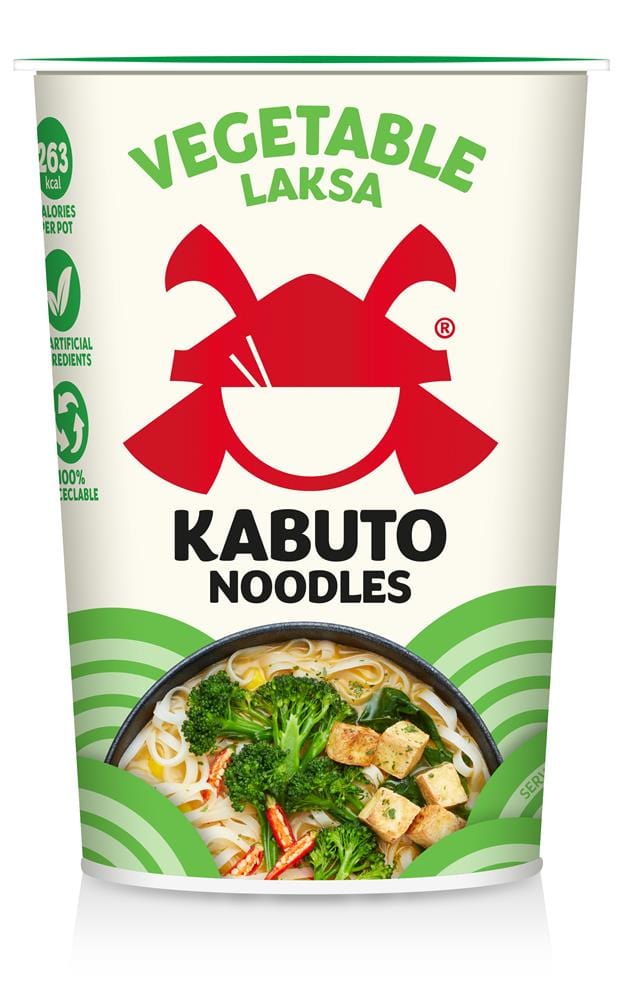 Kabuto Noodles Vegetable Laksa 65g, Kabuto