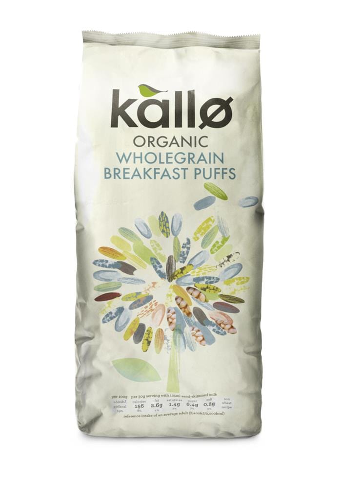 Organic Natural Puffed Rice Cereal 225g, Kallo