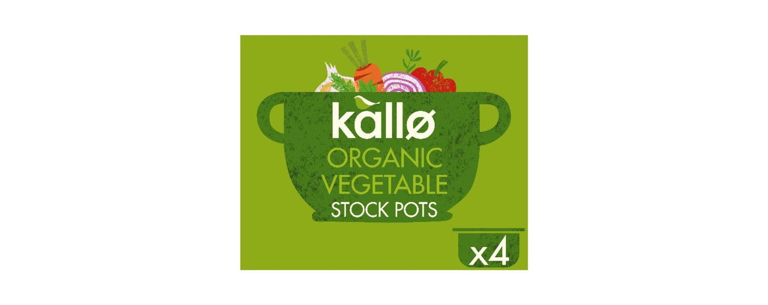 Organic Vegetable Stock Pot 4x24g, Kallo