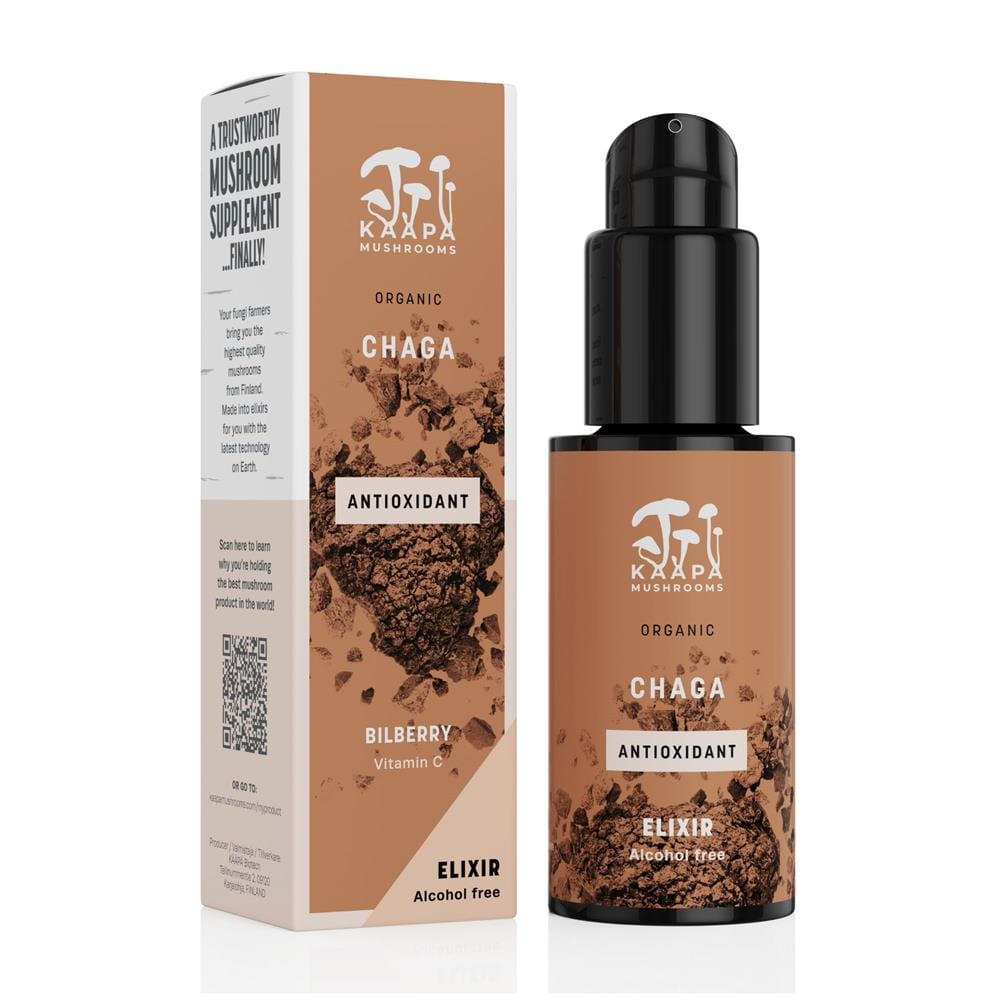 Chaga Elixir - Antioxidant - Alcohol-Free, Kaapa Mushrooms