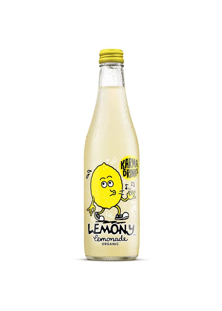 Lemony Lemonade Organic Fairtrade 300 ml Bottle, Karma Cola