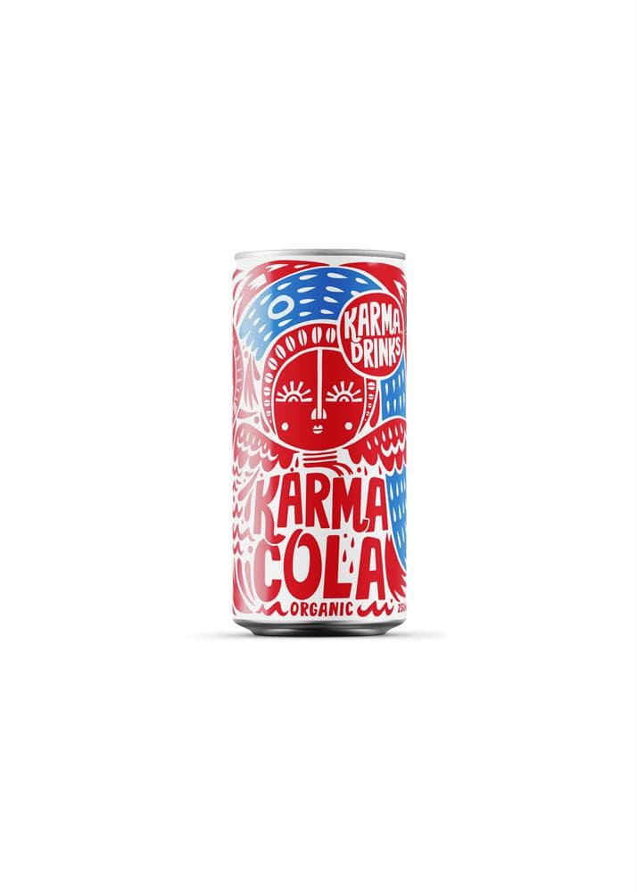 Karma Cola 250ml Can Organic Fairtrade, Karma Cola