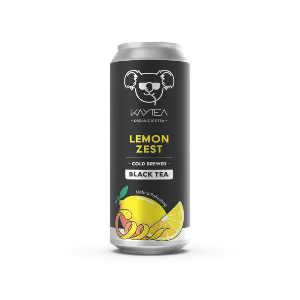 Kaytea Organic Black Tea with Lemon 330ml, Kaytea