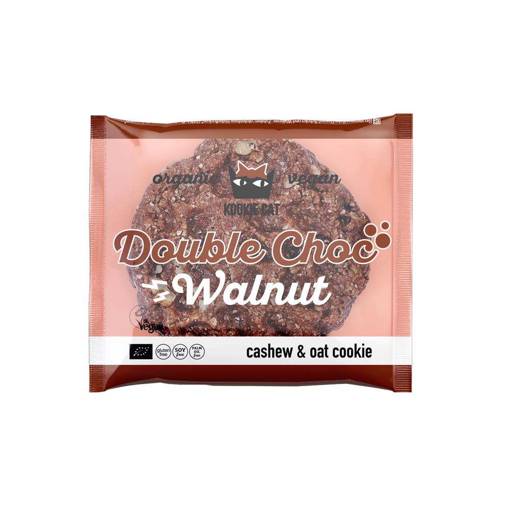 Cookie Double choc & Walnuts 55 g cookie, Kookie Cat