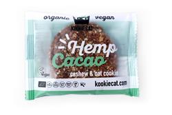 Hemp & Cacao Organic 55g - Vegan Cashew & Oat Cookie, Kookie Cat