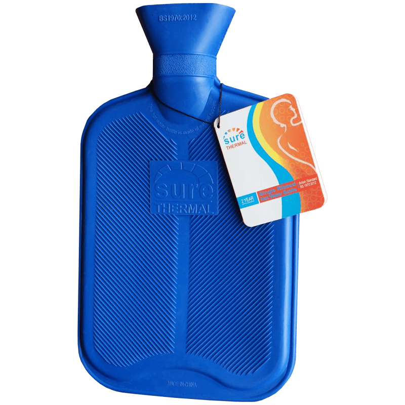 Sure Thermal Ribbed 1 Side Hot Water Bottle - welzo