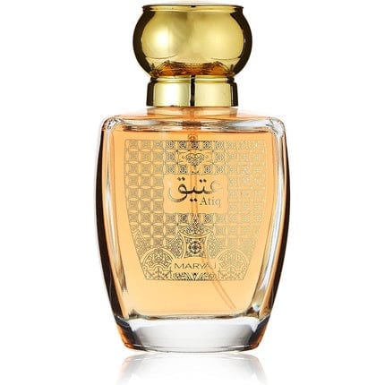 ATIQ by MARYAJ Unisex Perfume Eau De Parfum 100ml Aromatic Citrus Fragrance with Grapefruit Juniper Incense Vetiver Leather Accord - Woody & Leathery Base Notes