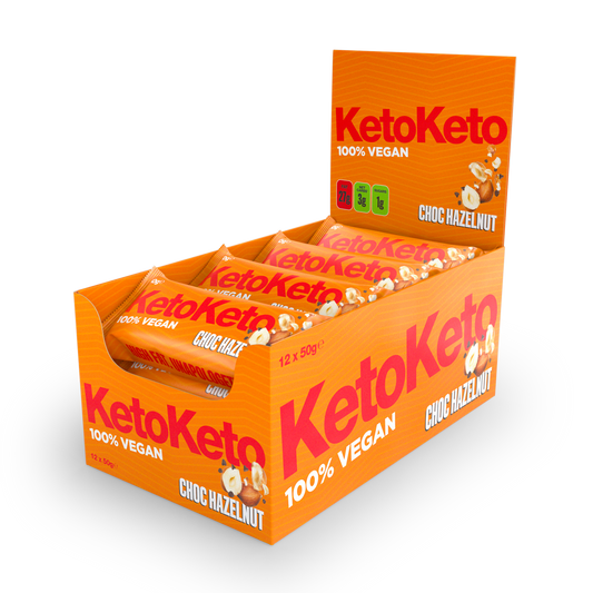 KetoKeto Bar 12x50g Choc Hazelnut